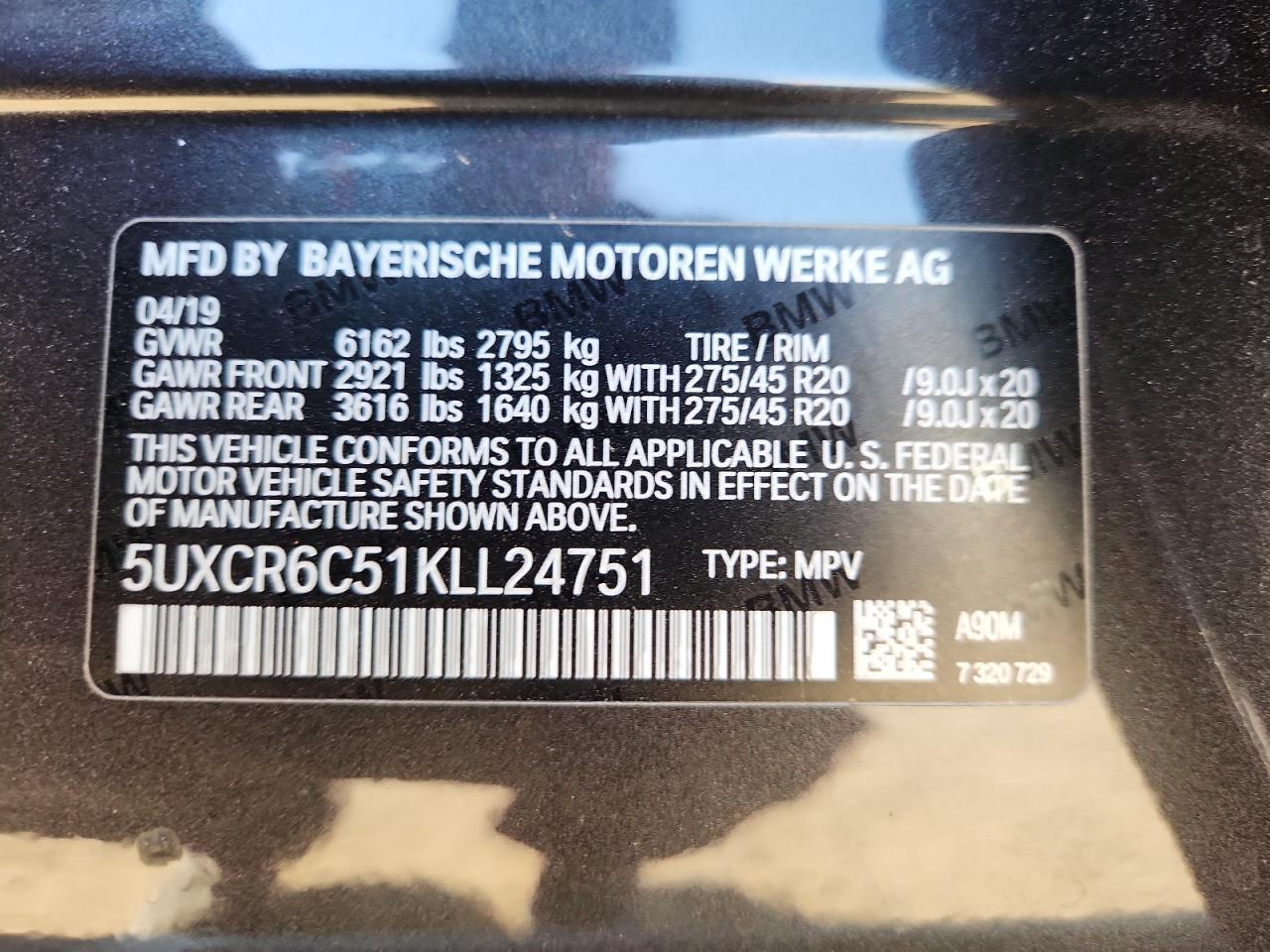 2019 BMW X5 xDrive40I - zdjęcie 13