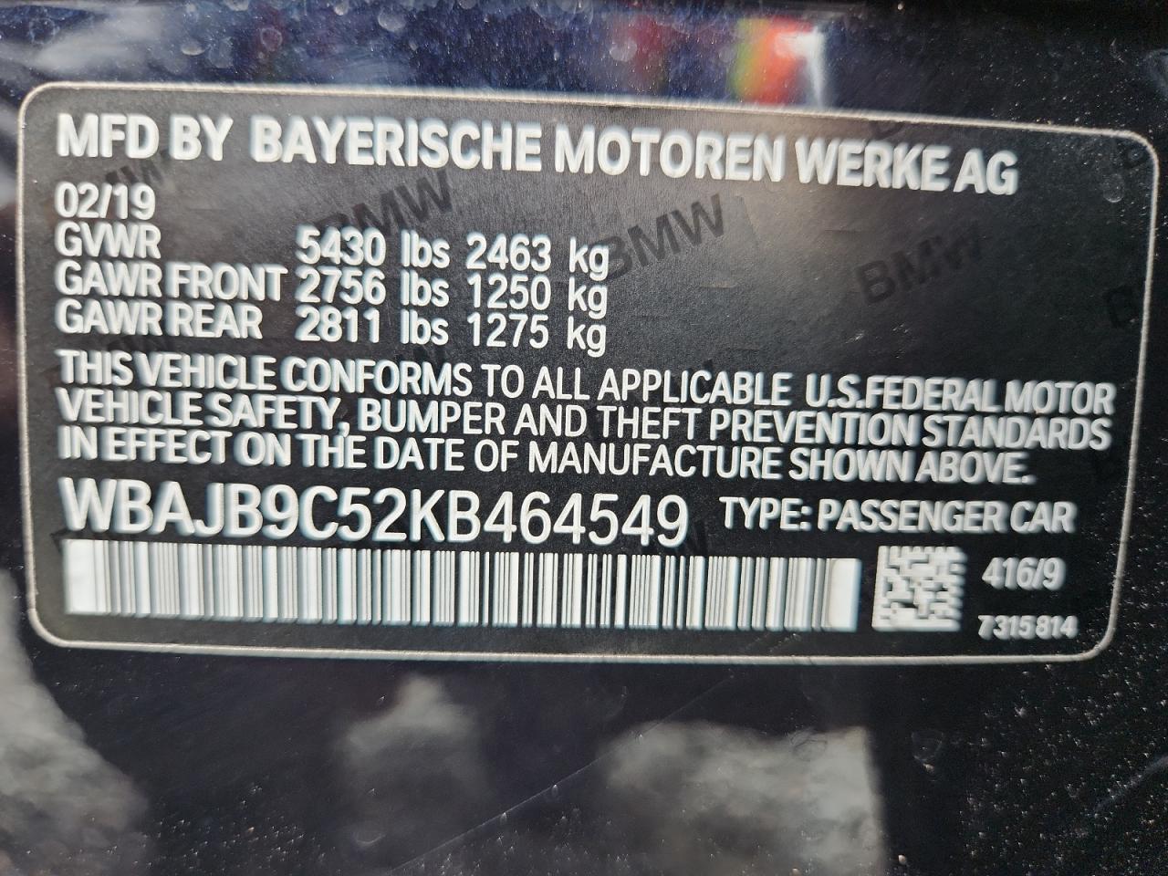 2019 BMW Seria 5 M550i - zdjęcie 13