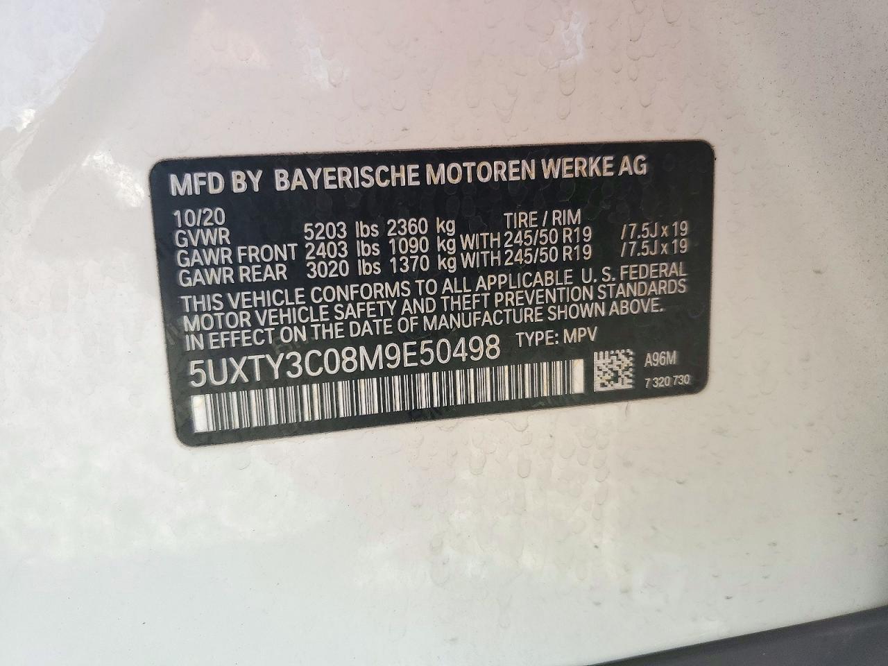 2021 BMW X3 Sdrive30I - zdjęcie 13