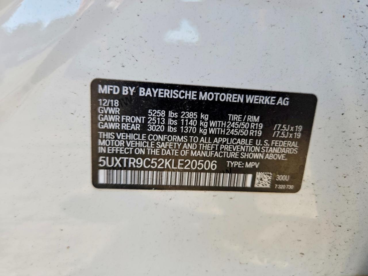 2019 BMW X3 xDrive30I - zdjęcie 13