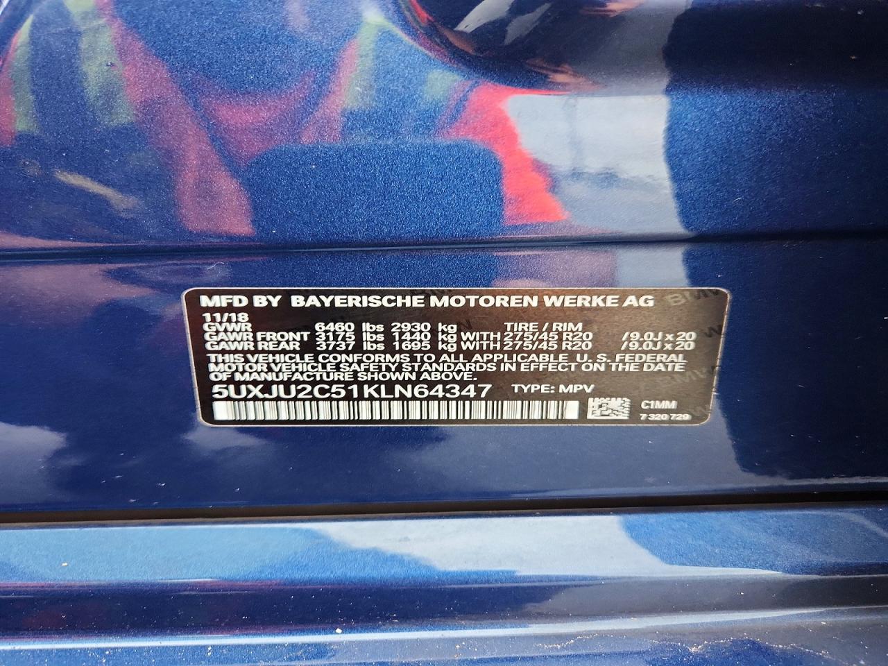 2019 BMW X5 xDrive50I - zdjęcie 13