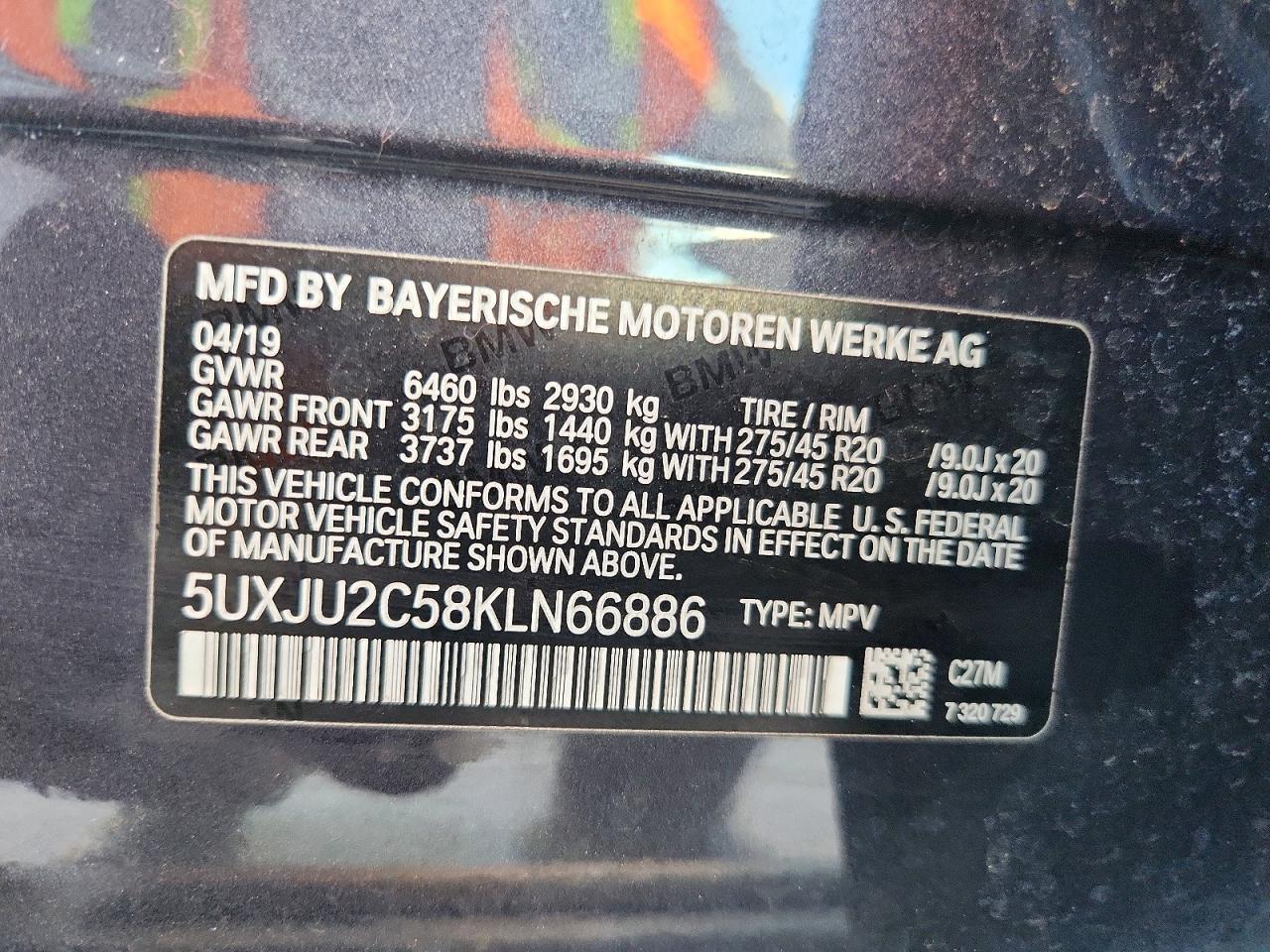 2019 BMW X5 xDrive50I - zdjęcie 13