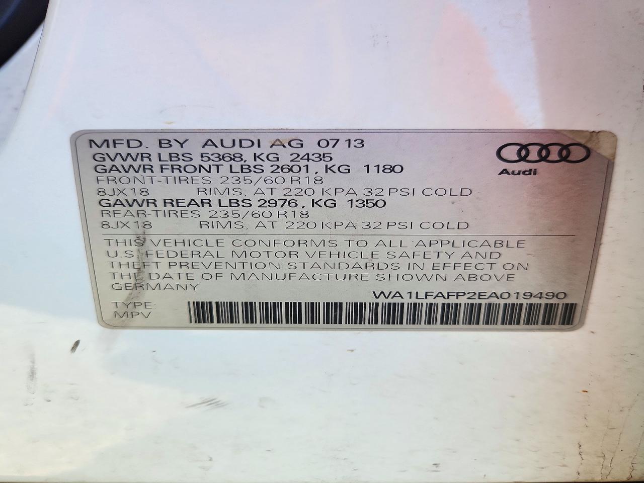 2014 Audi Q5 Premium Plus - zdjęcie 13