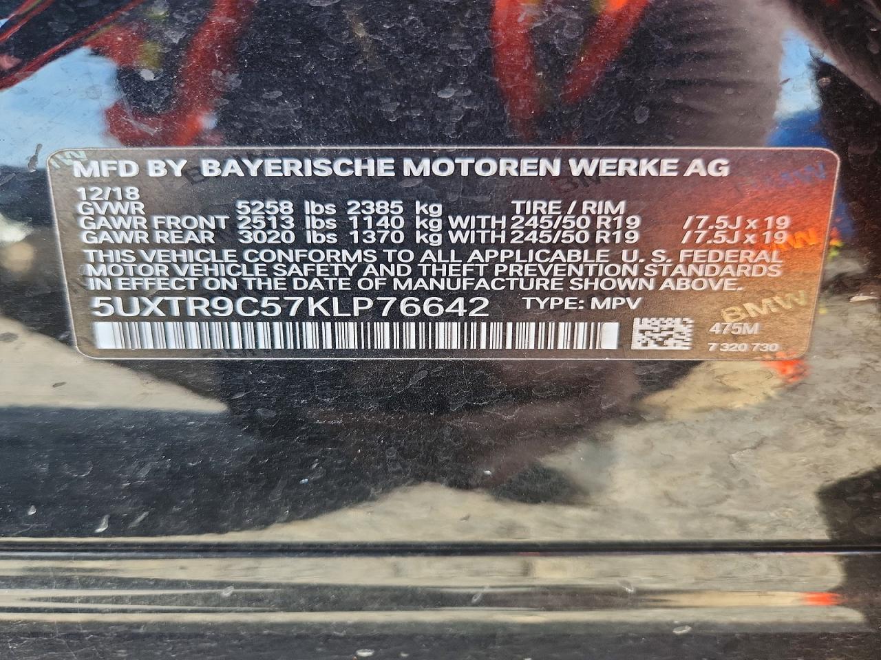 2019 BMW X3 xDrive30I - zdjęcie 14