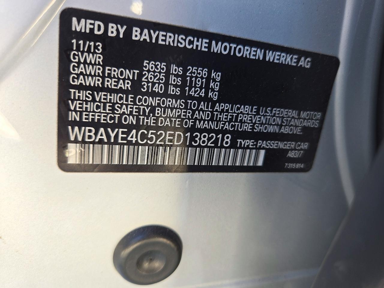 2014 BMW 740 Li - zdjęcie 13