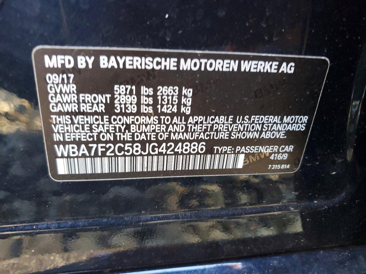 2018 BMW Seria 7 B7 - zdjęcie 12