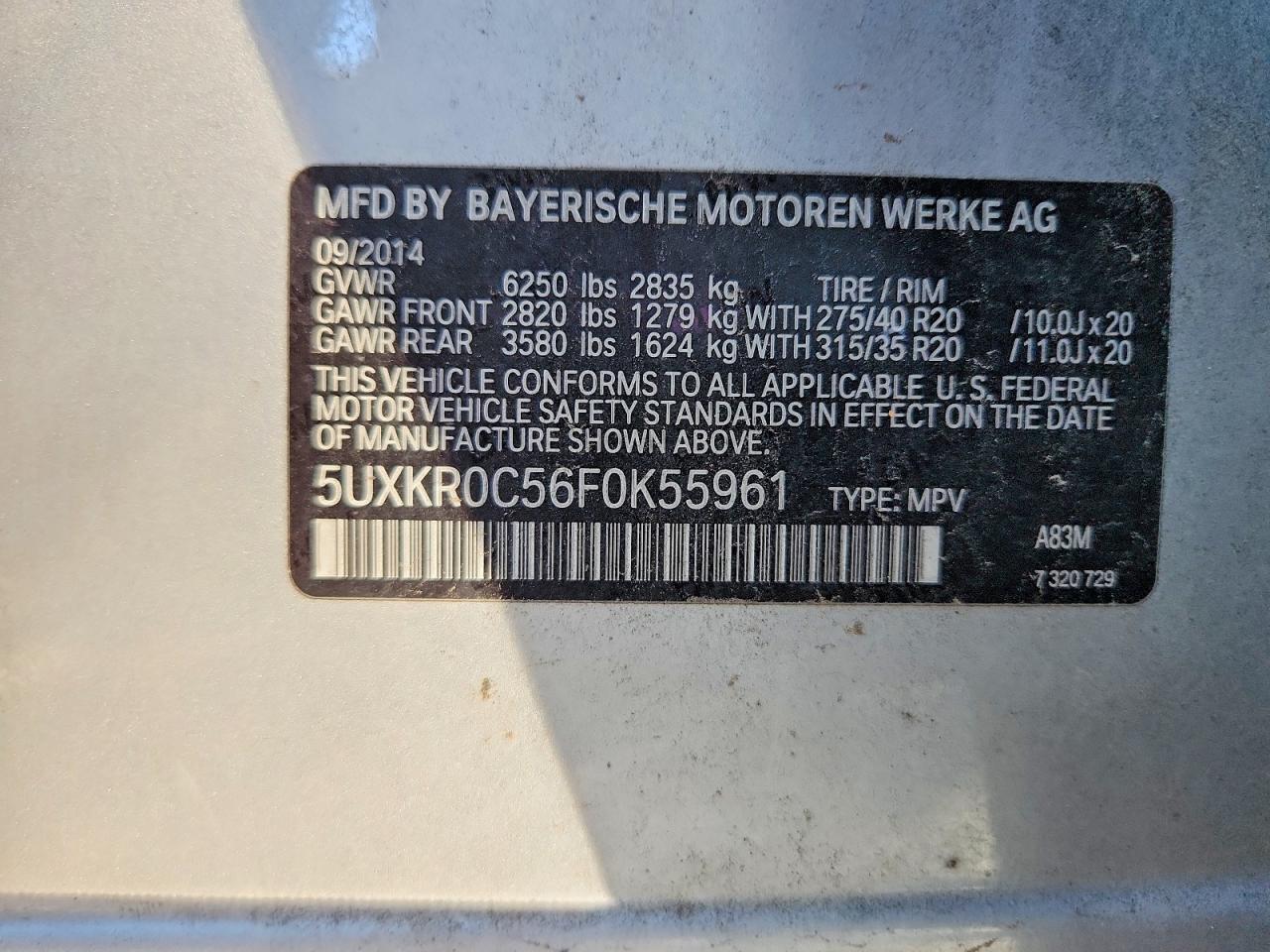 2015 BMW X5 xDrive35I - zdjęcie 14