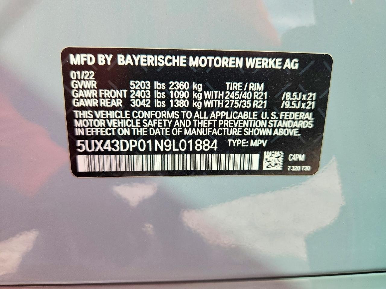 2022 BMW X3 Sdrive30I - zdjęcie 13