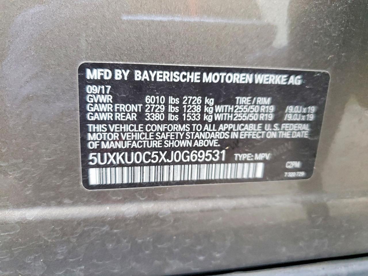 2018 BMW X6 Sdrive35I - zdjęcie 13