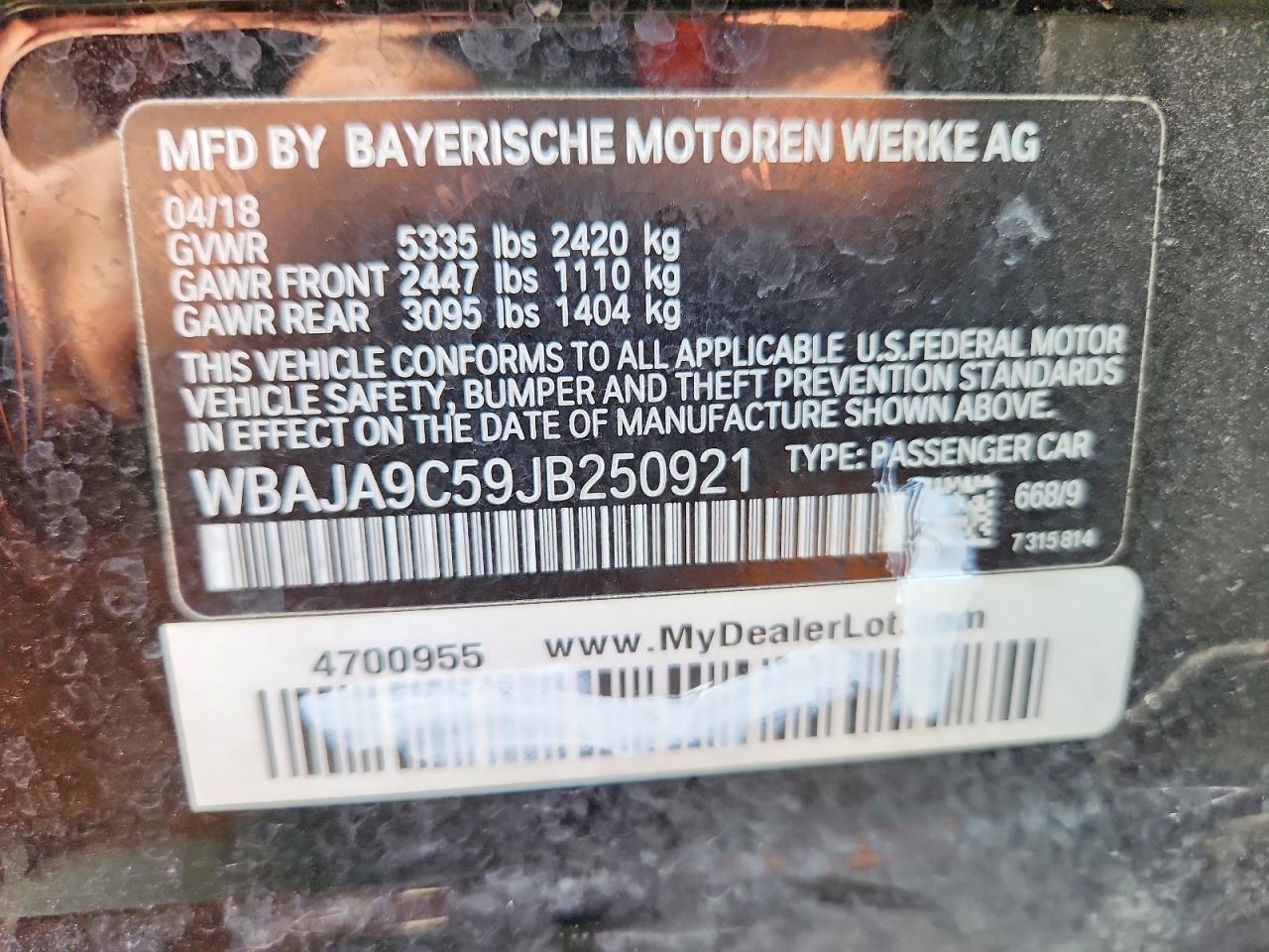 2018 BMW 530E - zdjęcie 12