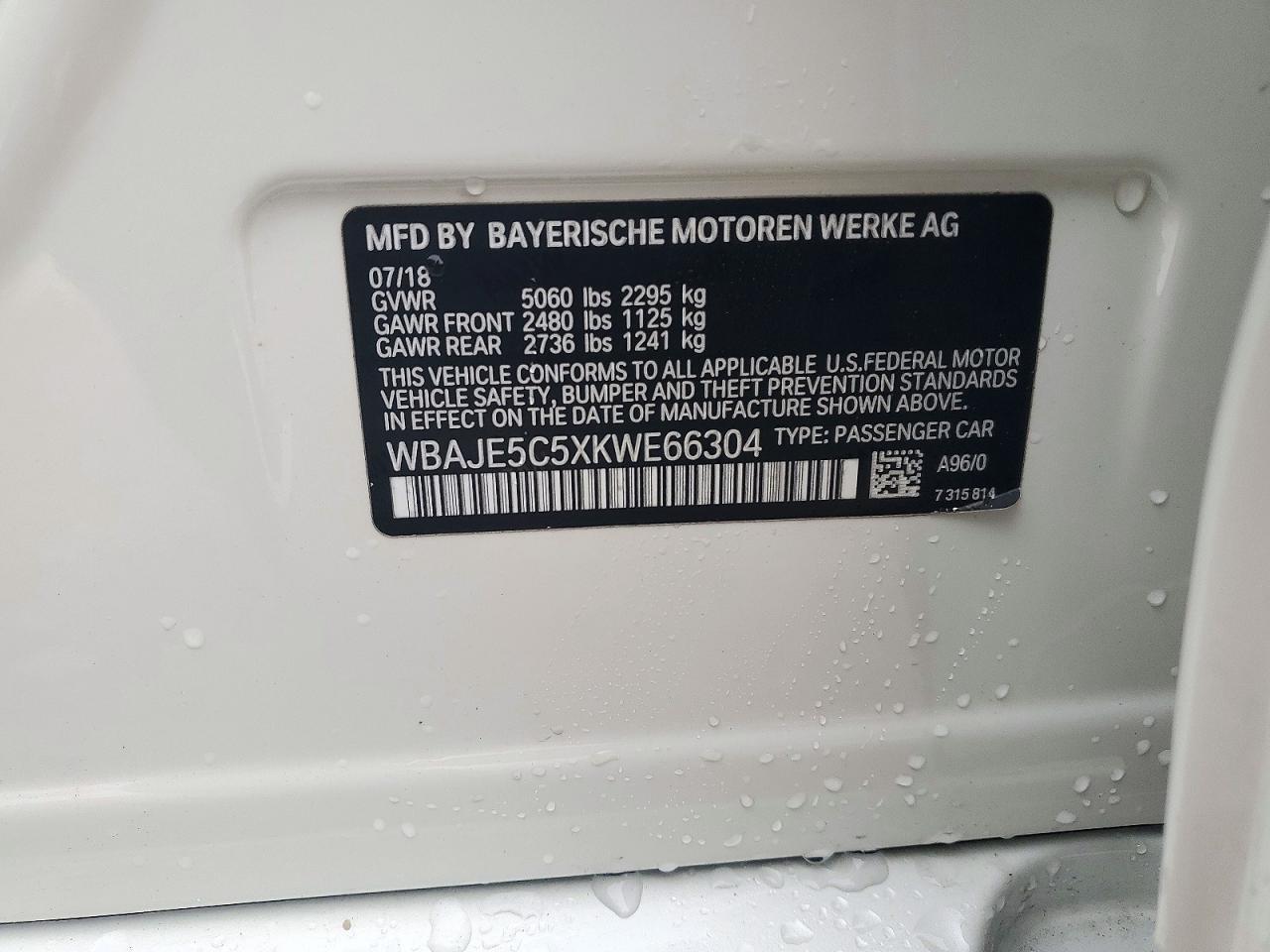 2019 BMW 540 I - zdjęcie 12