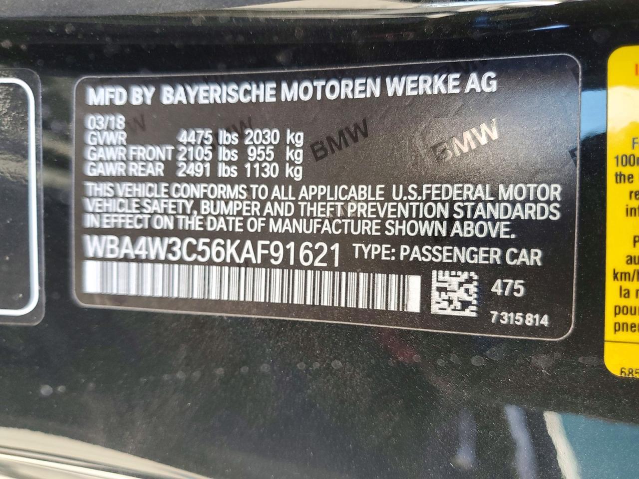 2019 BMW 430I - zdjęcie 12
