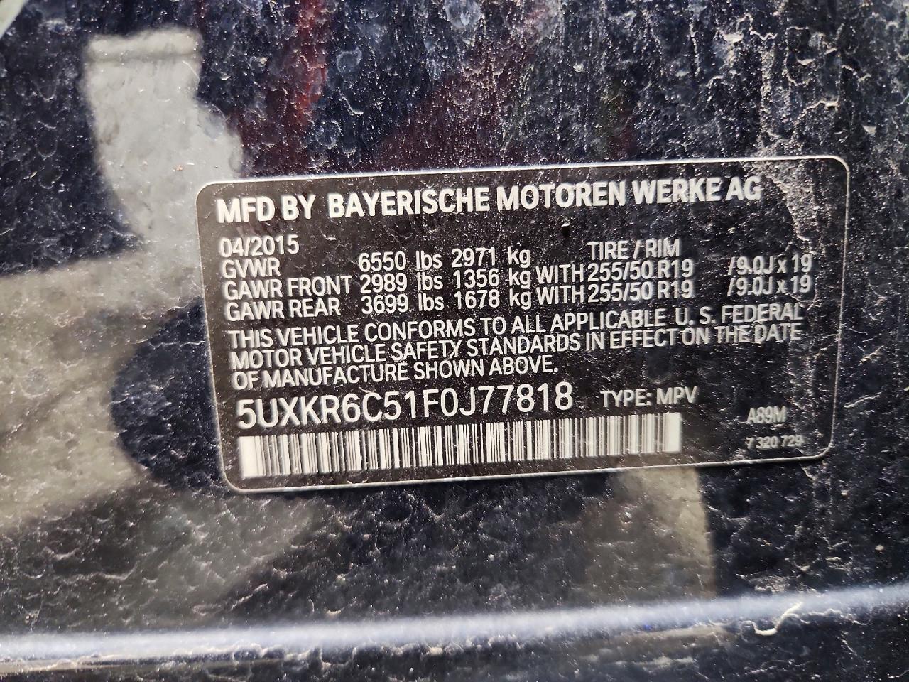 2015 BMW X5 xDrive50I - zdjęcie 13