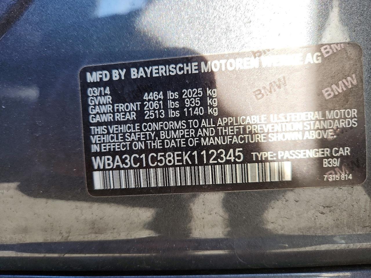 2014 BMW 328 I Sulev - zdjęcie 12