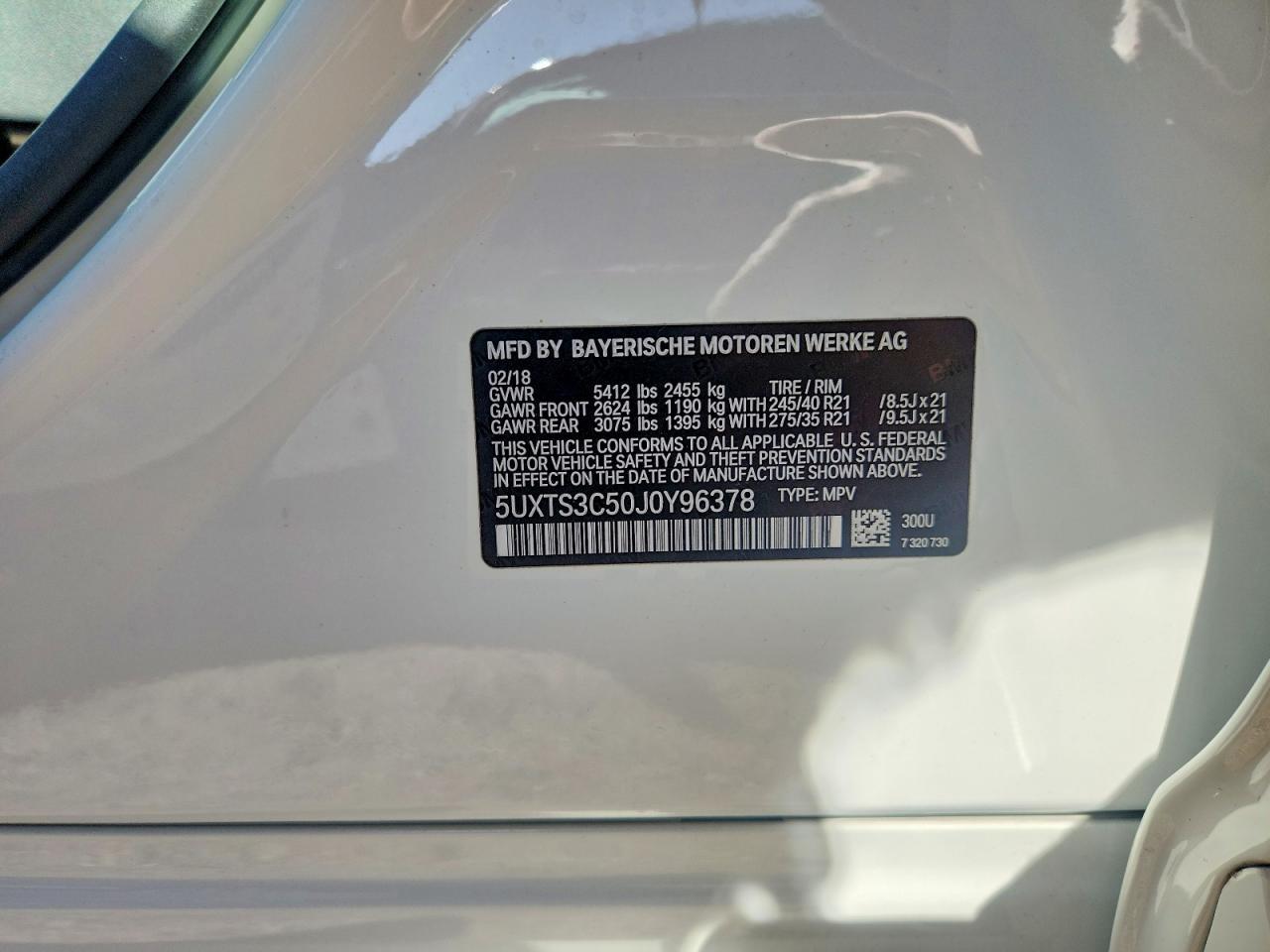 2018 BMW X3 xDrivem40I - zdjęcie 13