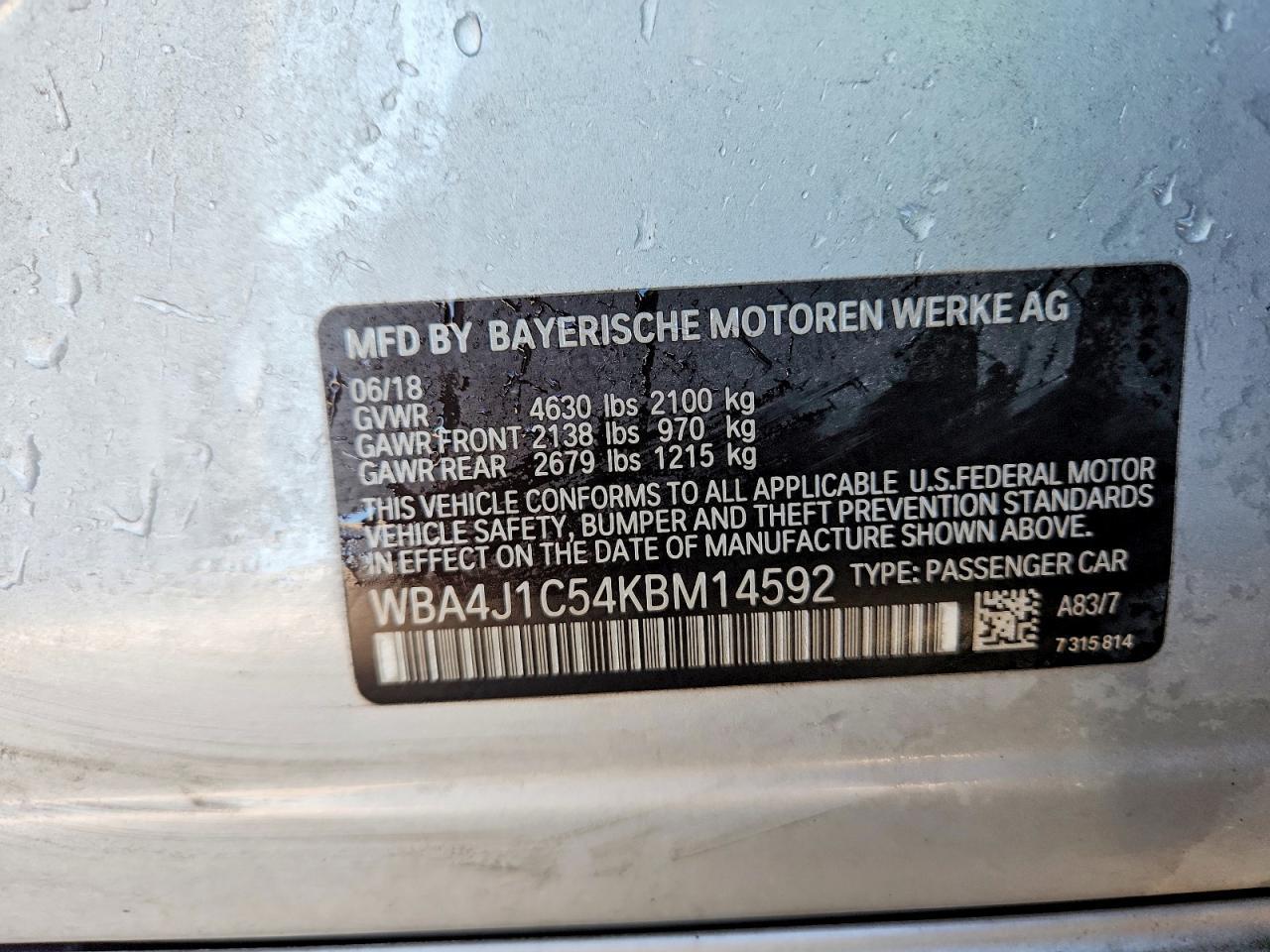 2019 BMW 430I Gran Coupe - zdjęcie 12