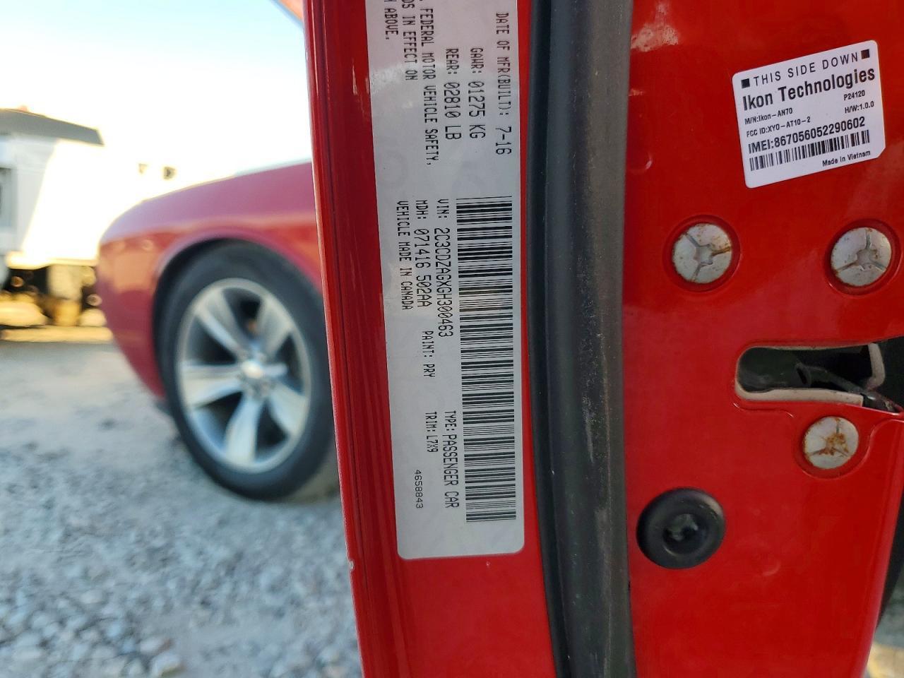 2016 Dodge Challenger Sxt - zdjęcie 13