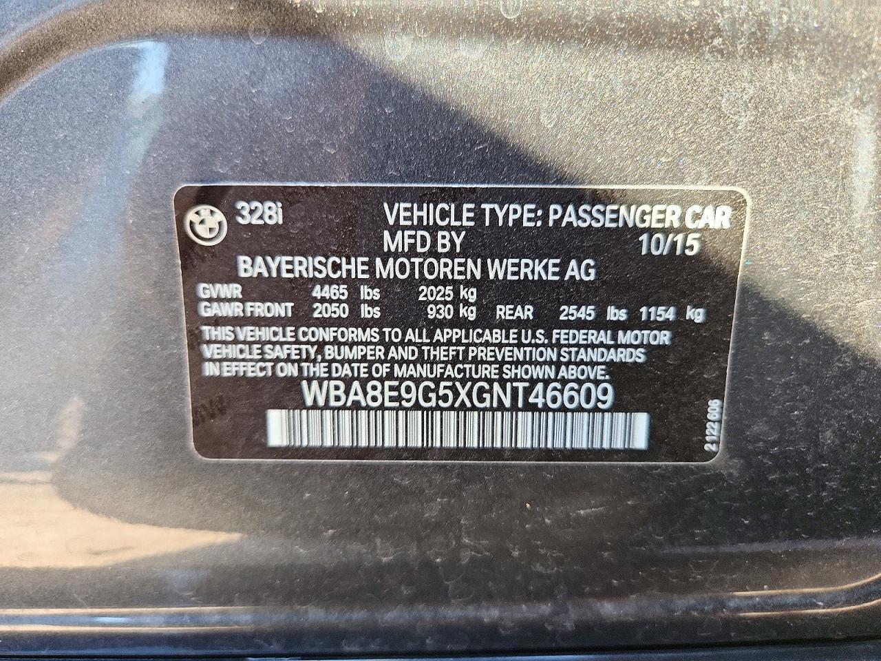 2016 BMW 328 I Sulev - zdjęcie 12
