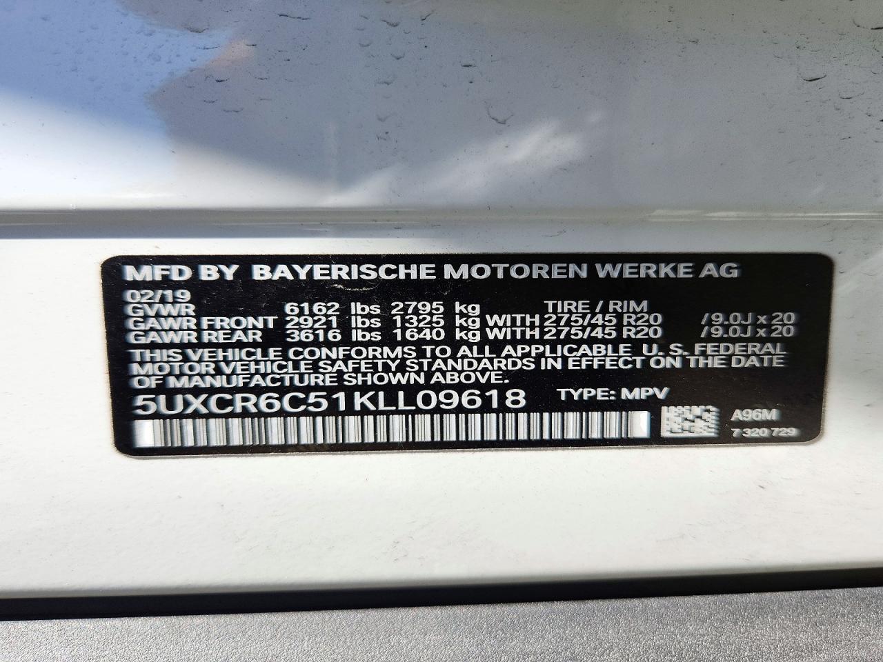 2019 BMW X5 xDrive40I - zdjęcie 14
