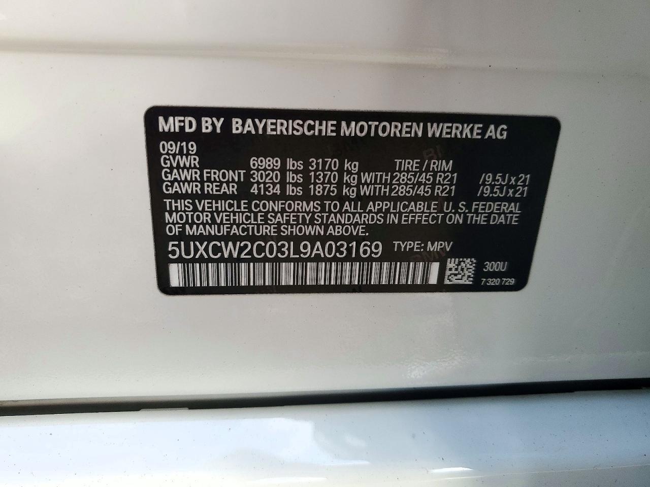 2020 BMW X7 xDrive40I - zdjęcie 13