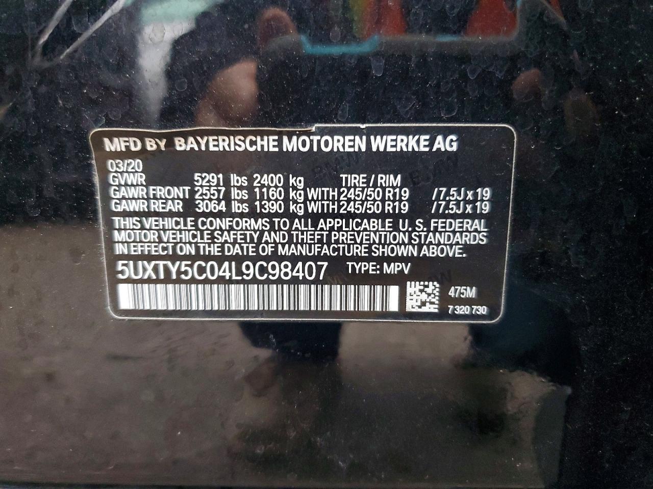 2020 BMW X3 xDrive30I - zdjęcie 13