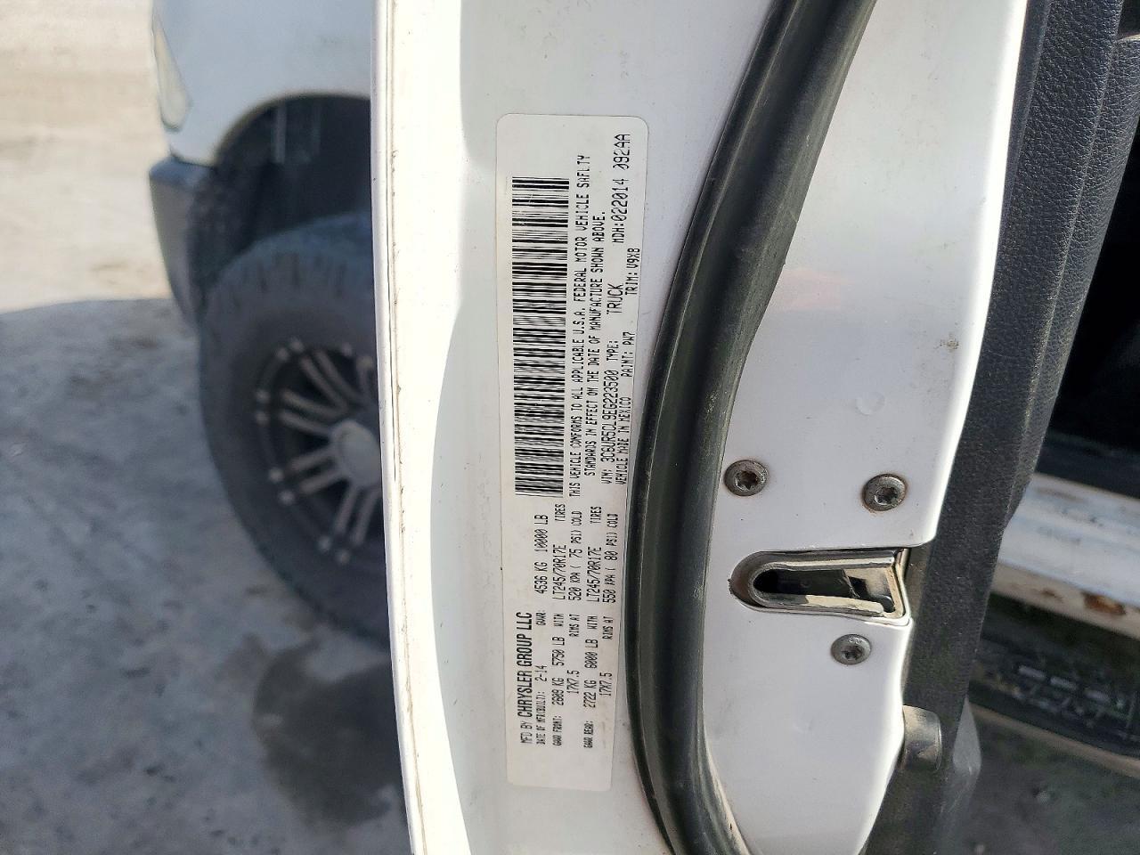 2014 Ram 2500 Tradesman - zdjęcie 12