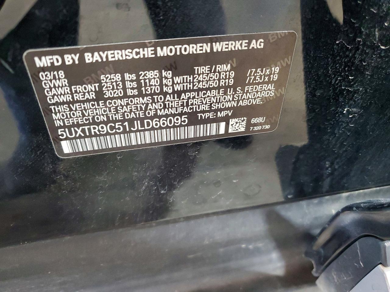 2018 BMW X3 xDrive30I - zdjęcie 13