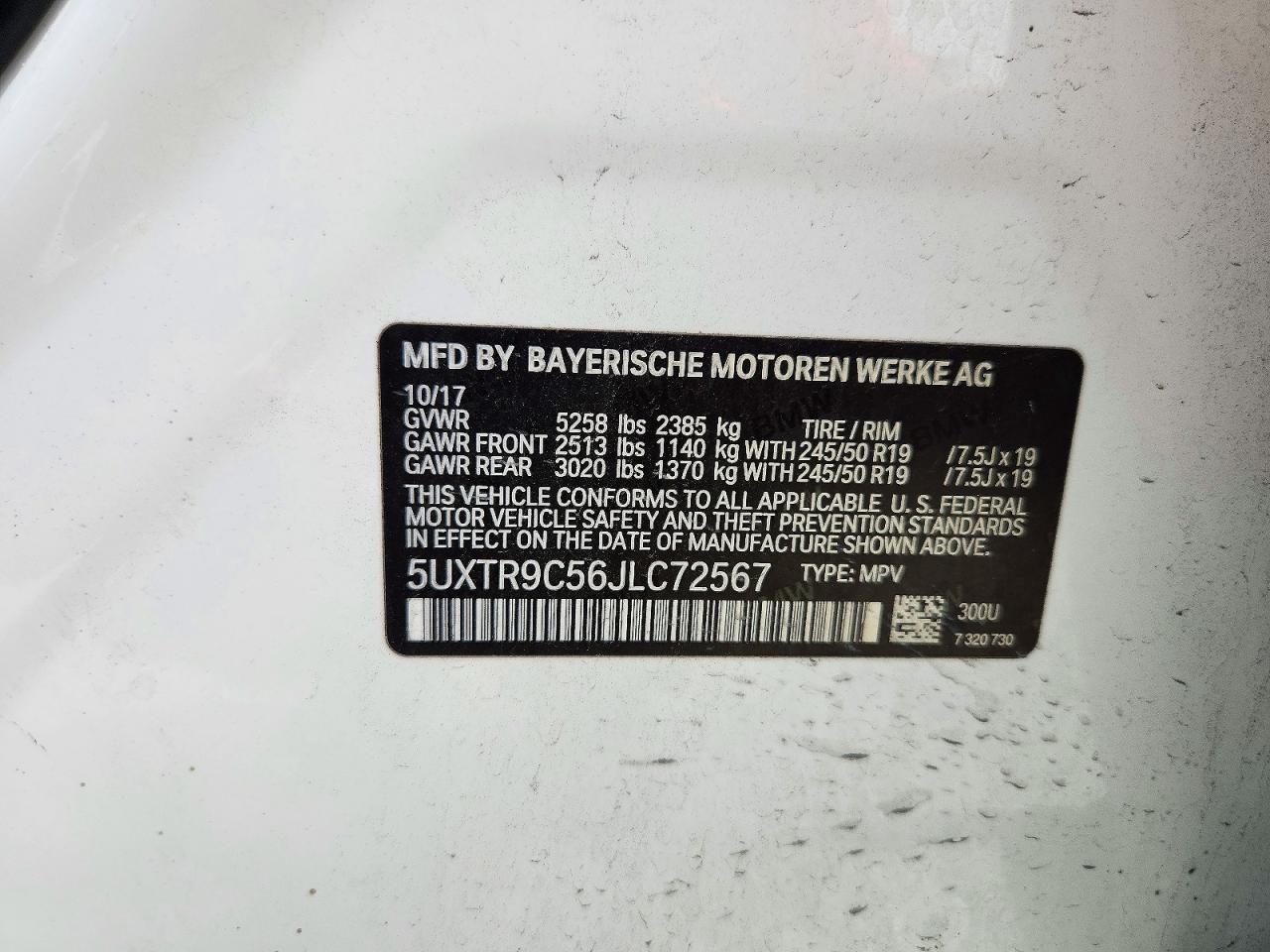 2018 BMW X3 xDrive30I - zdjęcie 13
