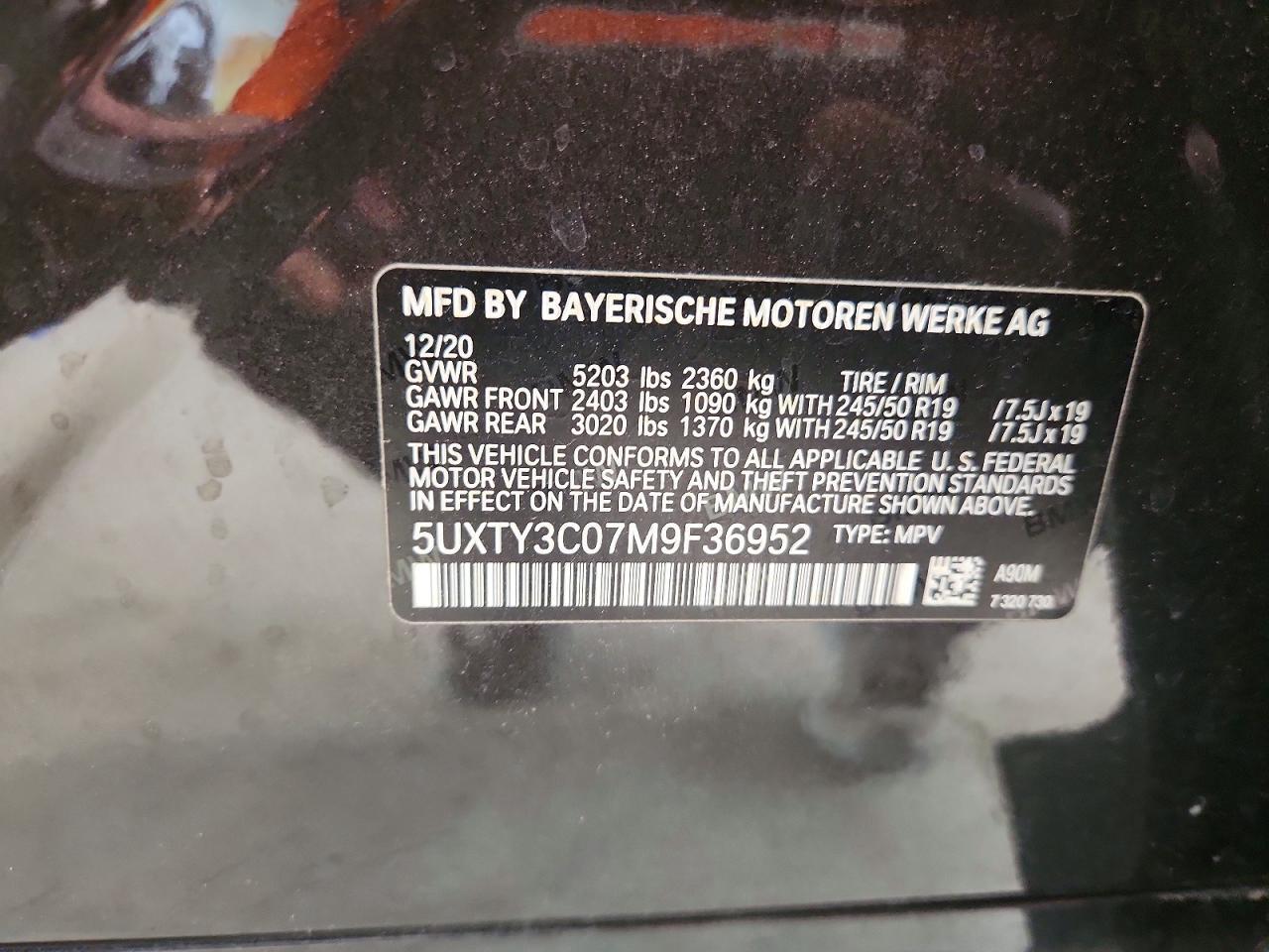 2021 BMW X3 Sdrive30I - zdjęcie 14