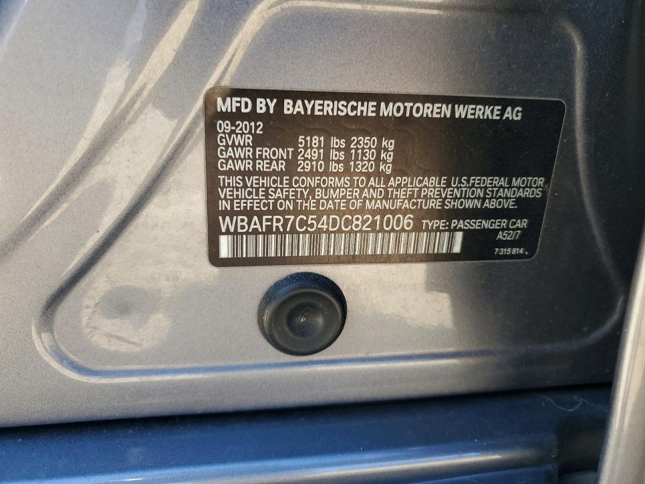 2013 BMW 535 I - zdjęcie 12
