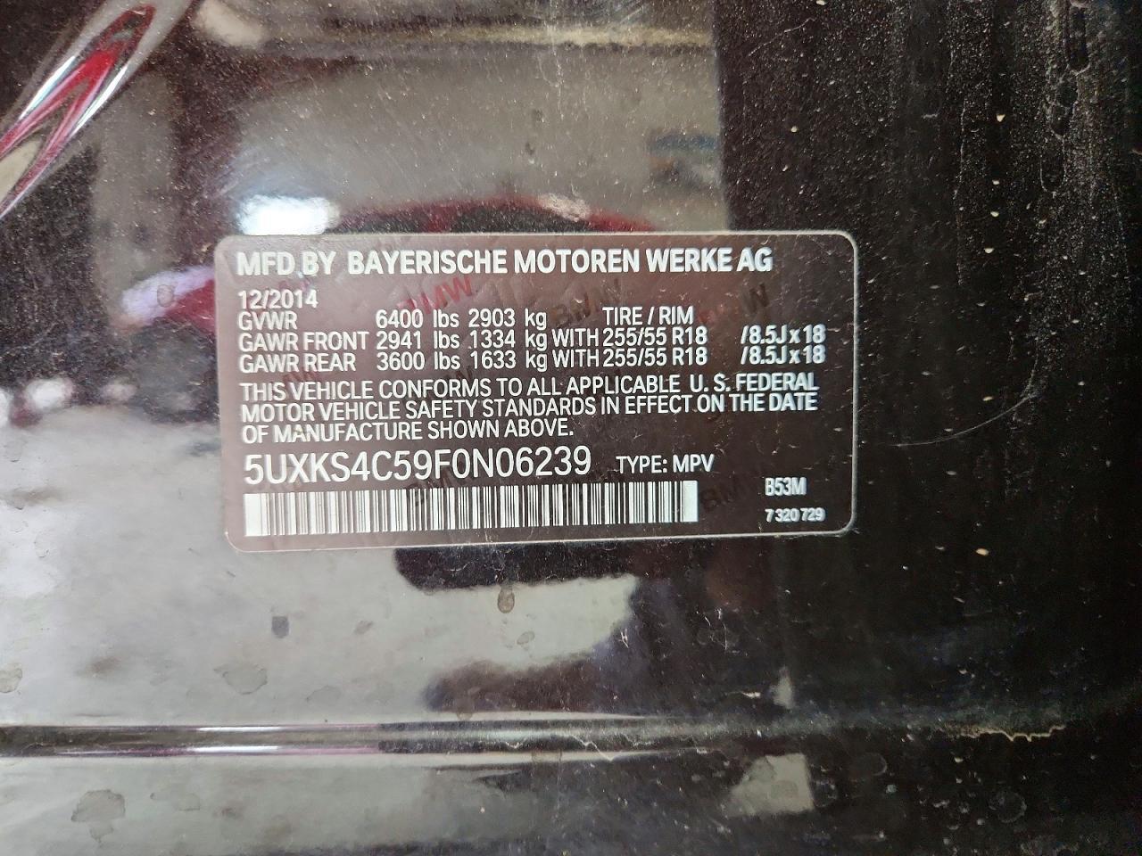 2015 BMW X5 xDrive35D - zdjęcie 13