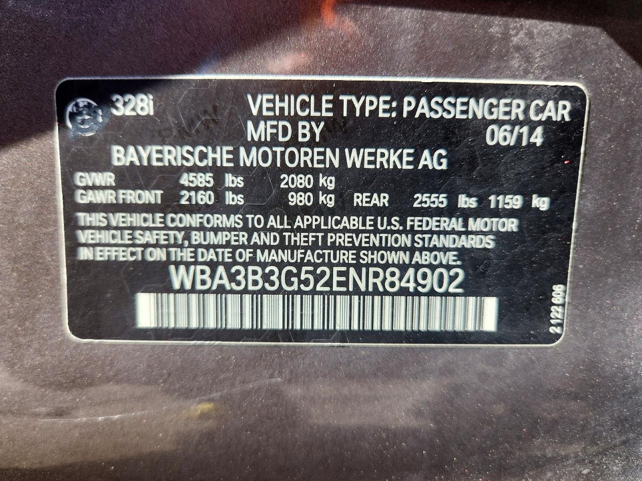 2014 BMW Seria 3 328i - zdjęcie 13