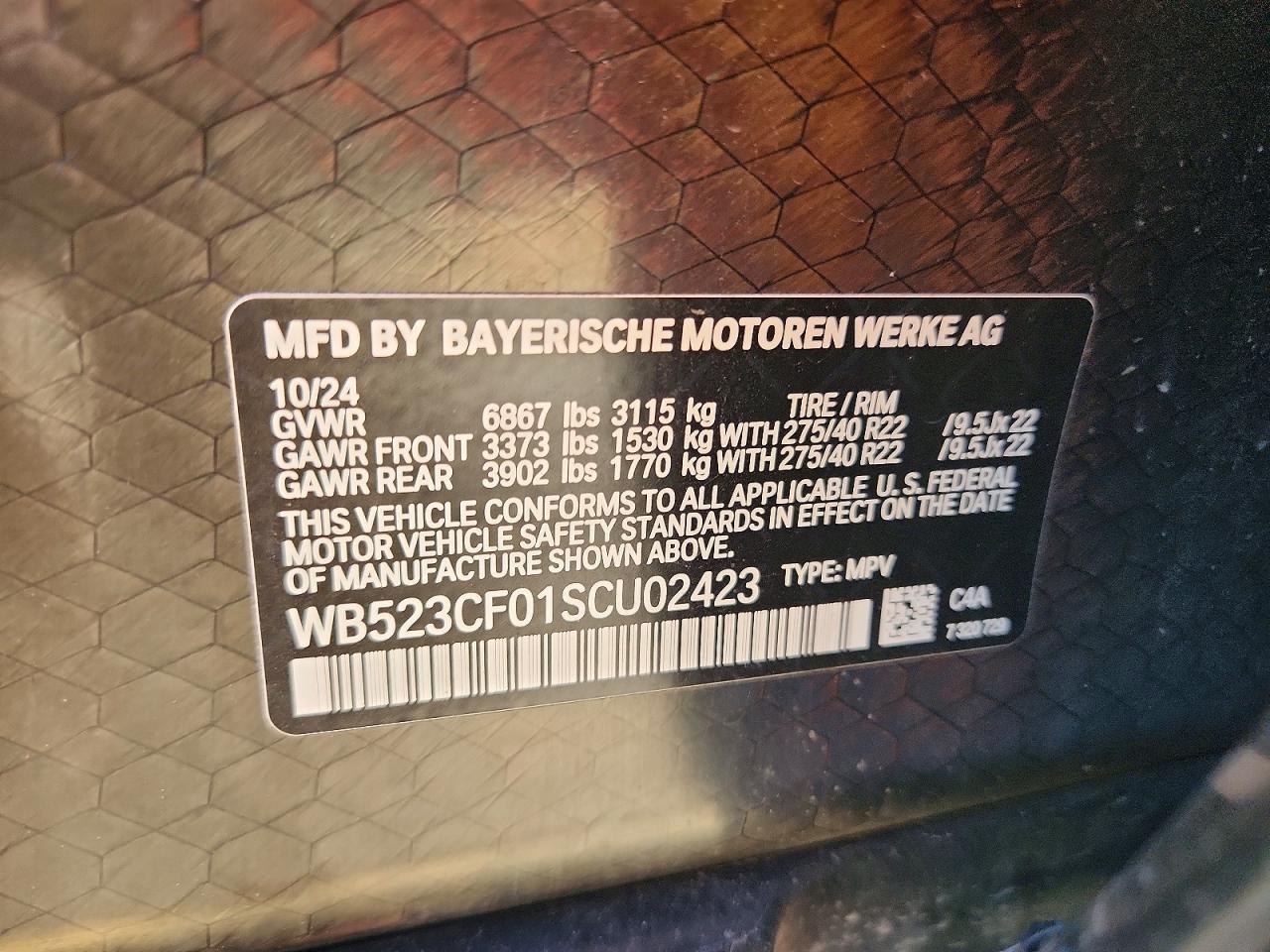 2025 BMW Ix xDrive50 - zdjęcie 13