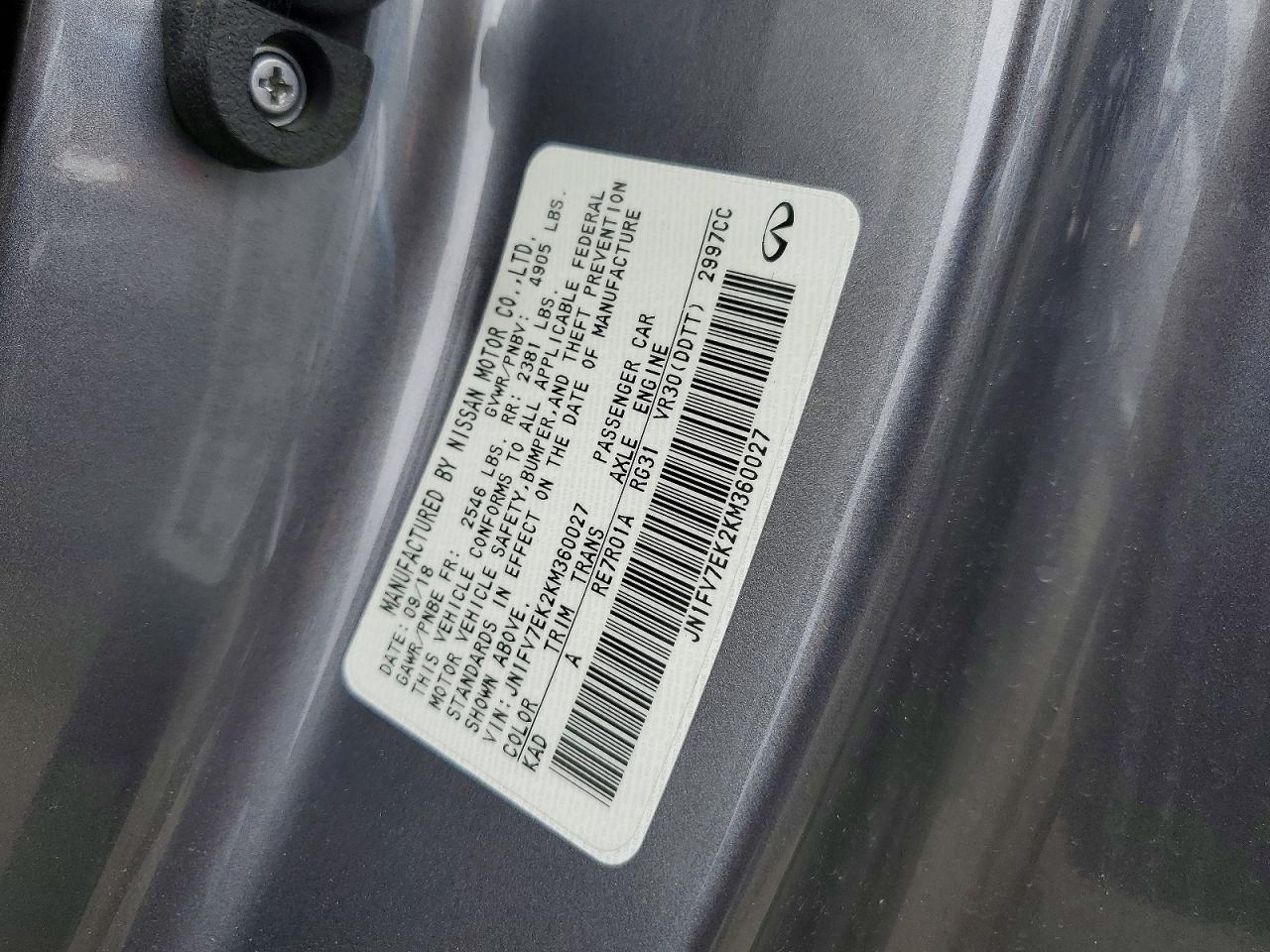 2019 Infiniti Q60 Red Sport 400 - zdjęcie 12