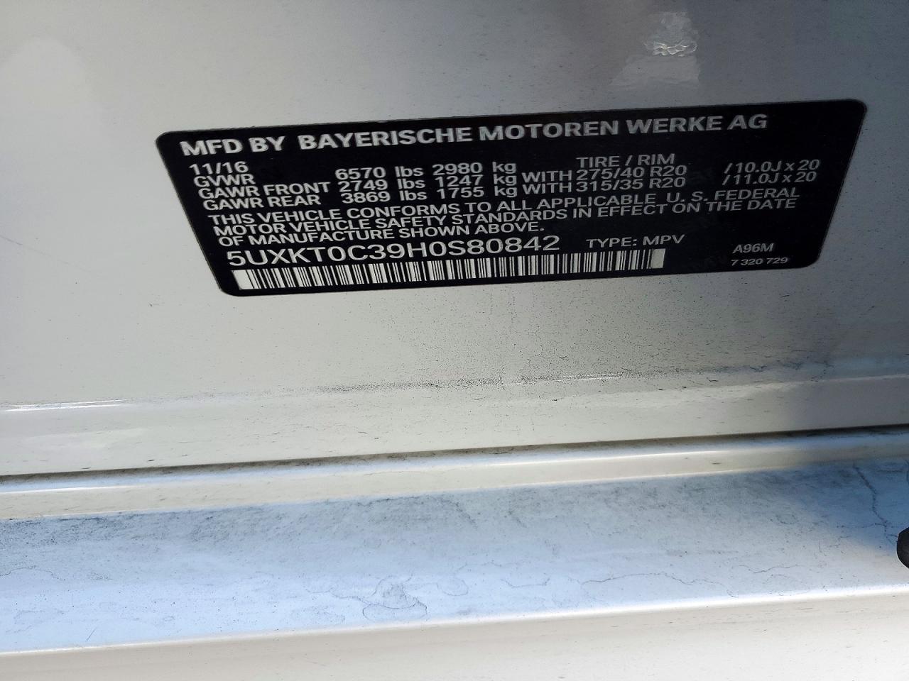 2017 BMW X5 Xdr40E - zdjęcie 13