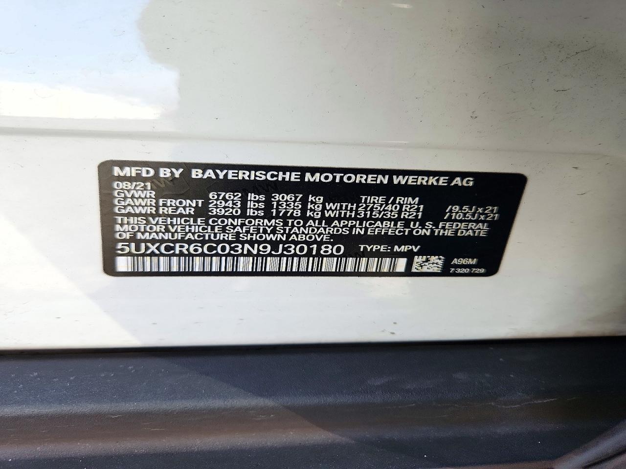 2022 BMW X5 xDrive40I - zdjęcie 13