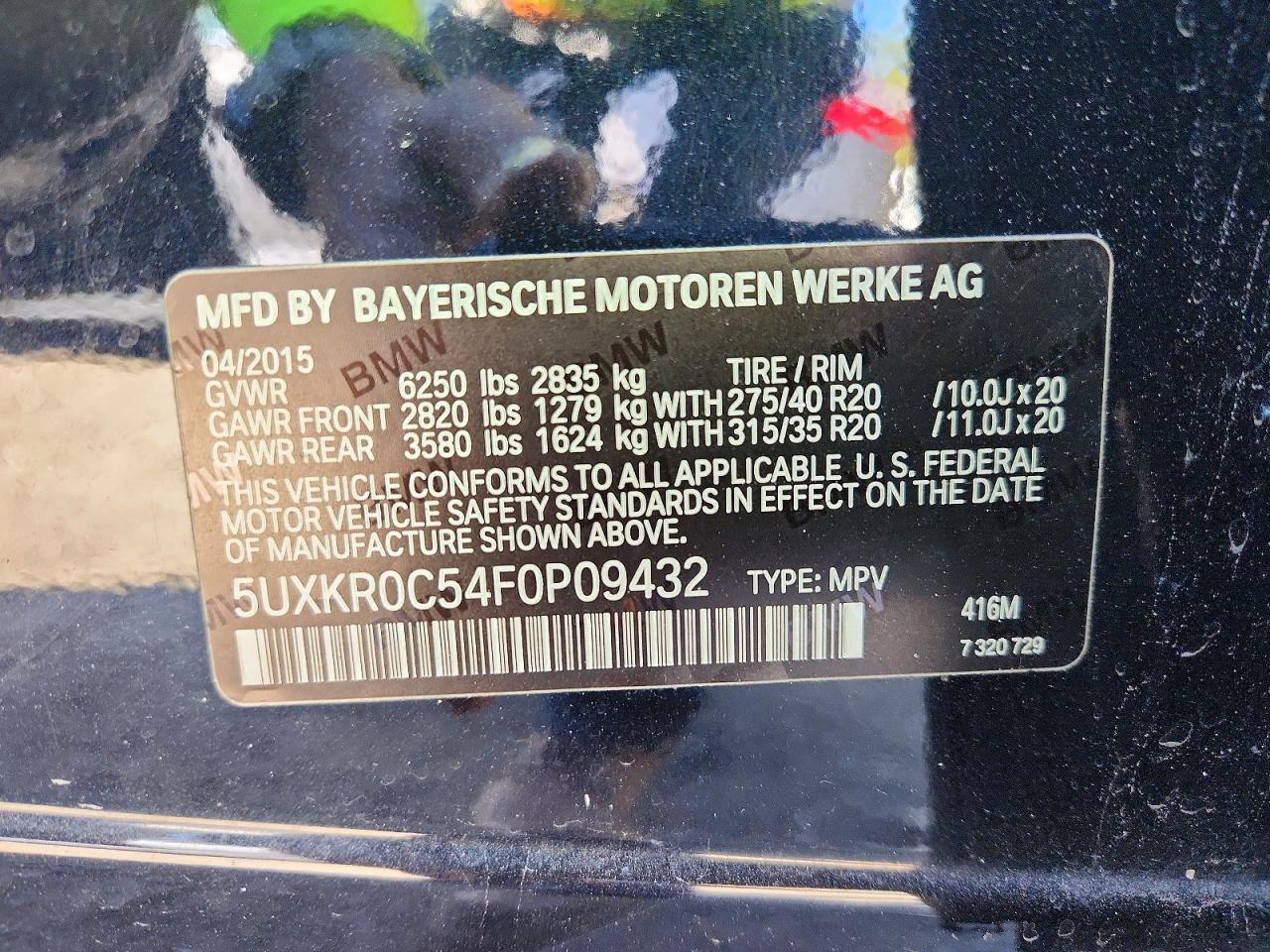 2015 BMW X5 xDrive35I - zdjęcie 13