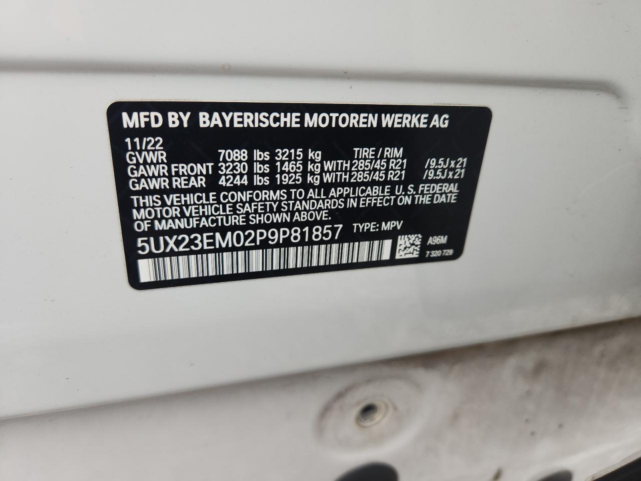 2023 BMW X7 xDrive40I - zdjęcie 14