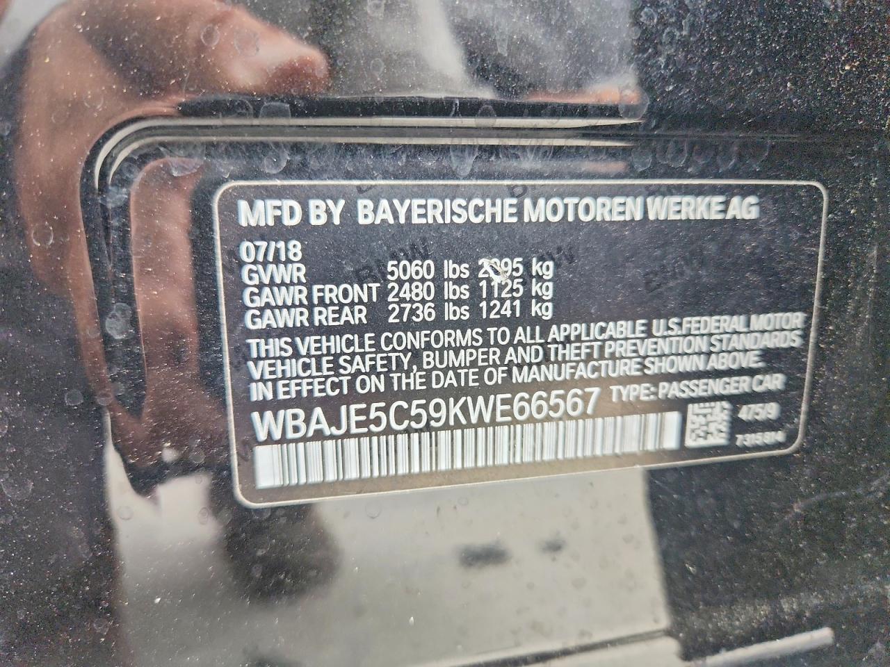 2019 BMW 540 I - zdjęcie 12