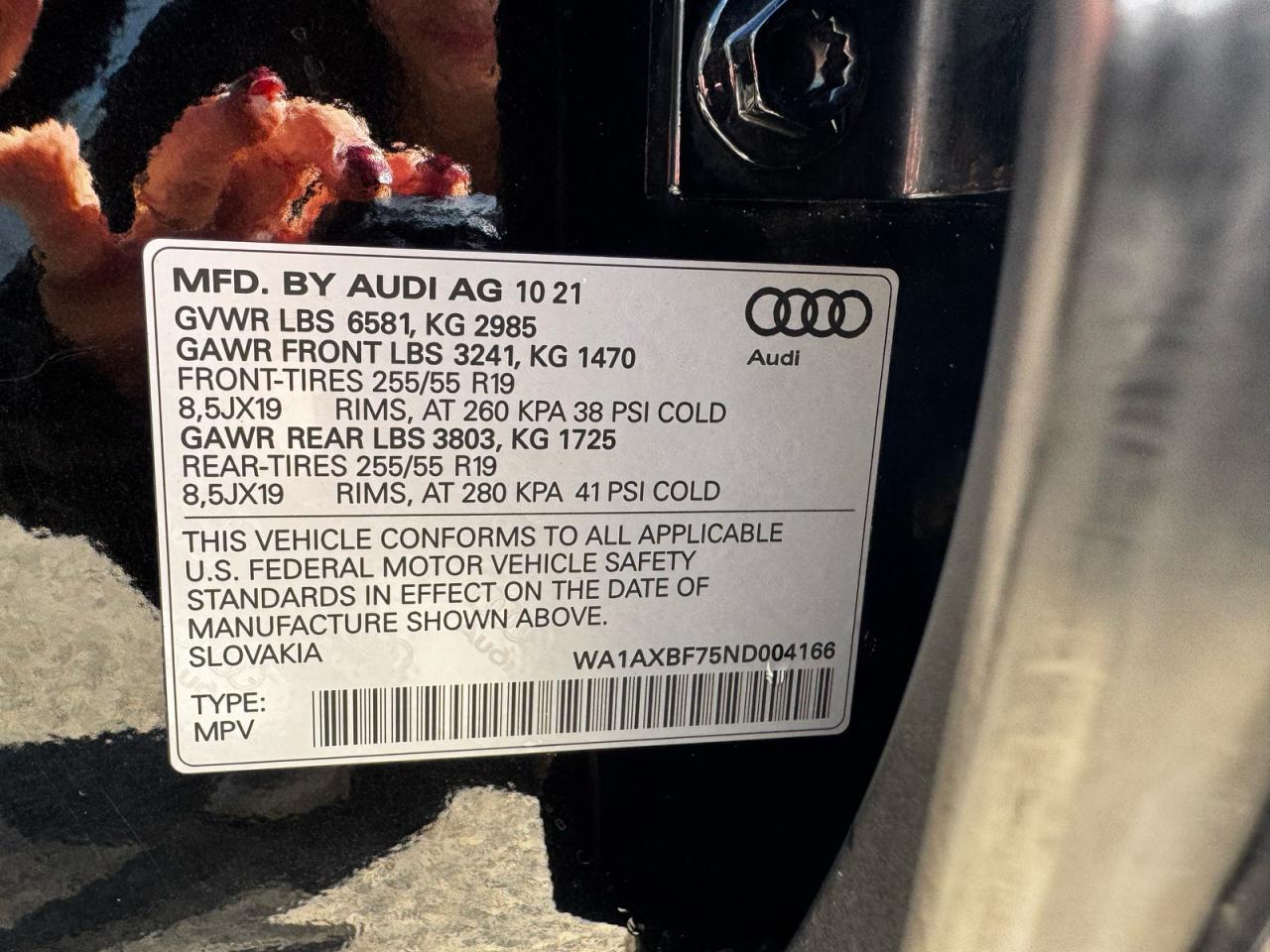 2022 Audi Q7 Premium - zdjęcie 10