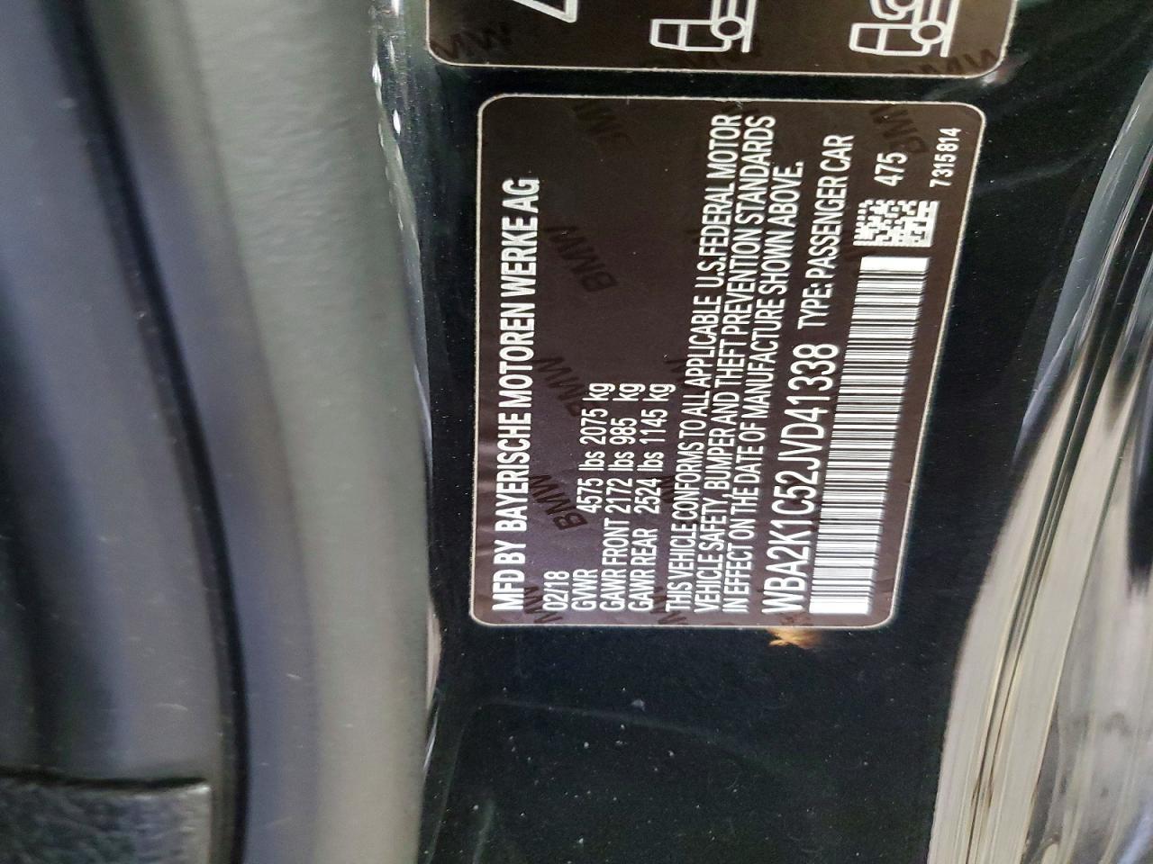 2018 BMW Seria 2 Cabrio 230i - zdjęcie 12