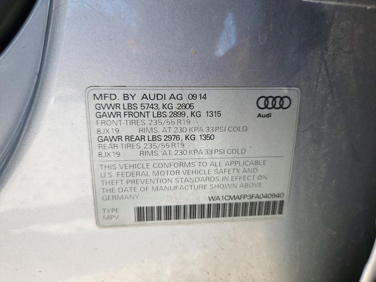 2015 Audi Q5 Tdi Premium Plus - zdjęcie 12