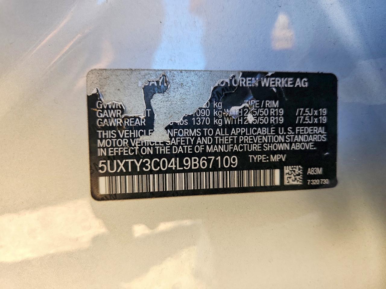 2020 BMW X3 Sdrive30I - zdjęcie 13