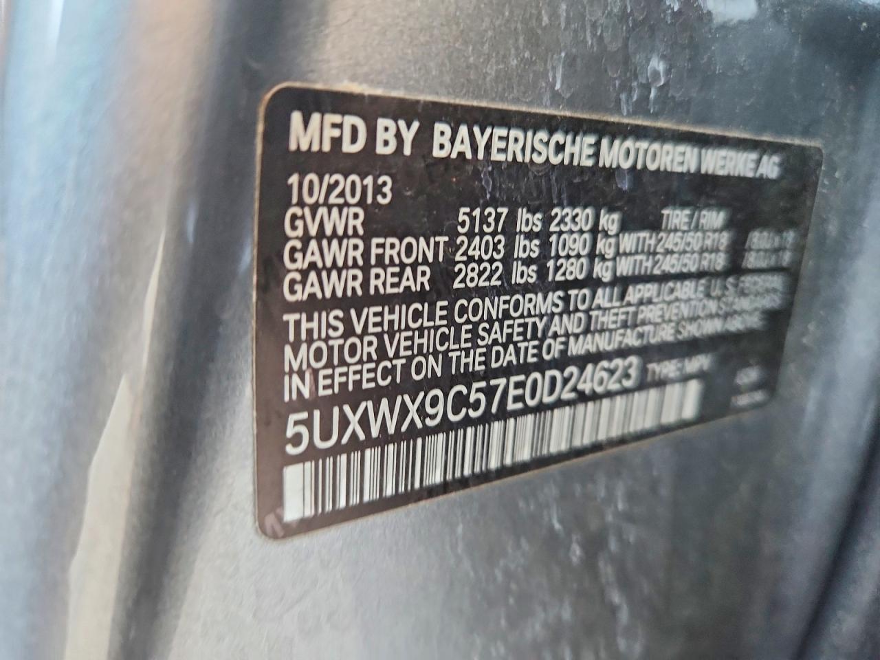 2014 BMW X3 xDrive28I - zdjęcie 13