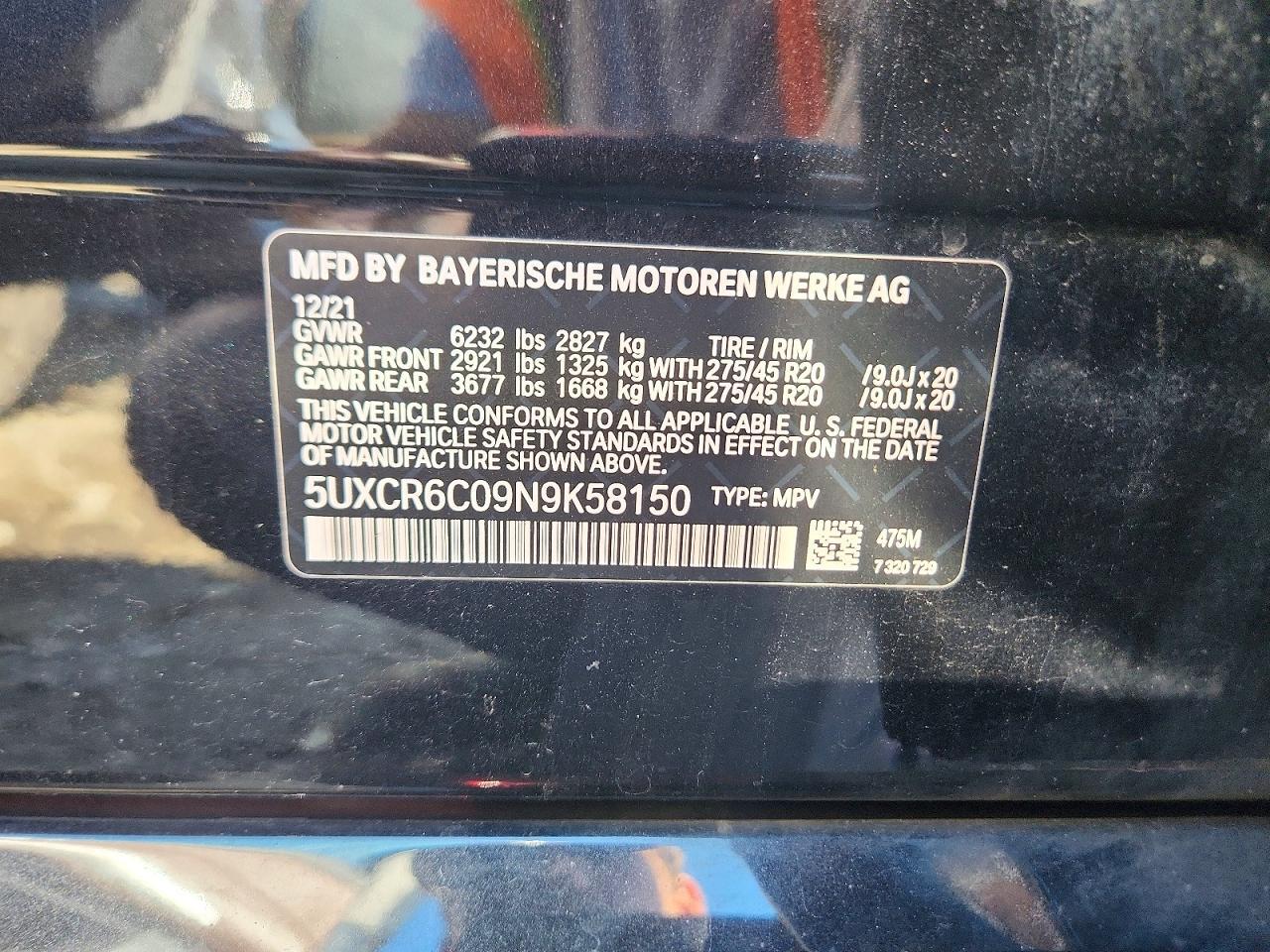 2022 BMW X5 xDrive40I - zdjęcie 13