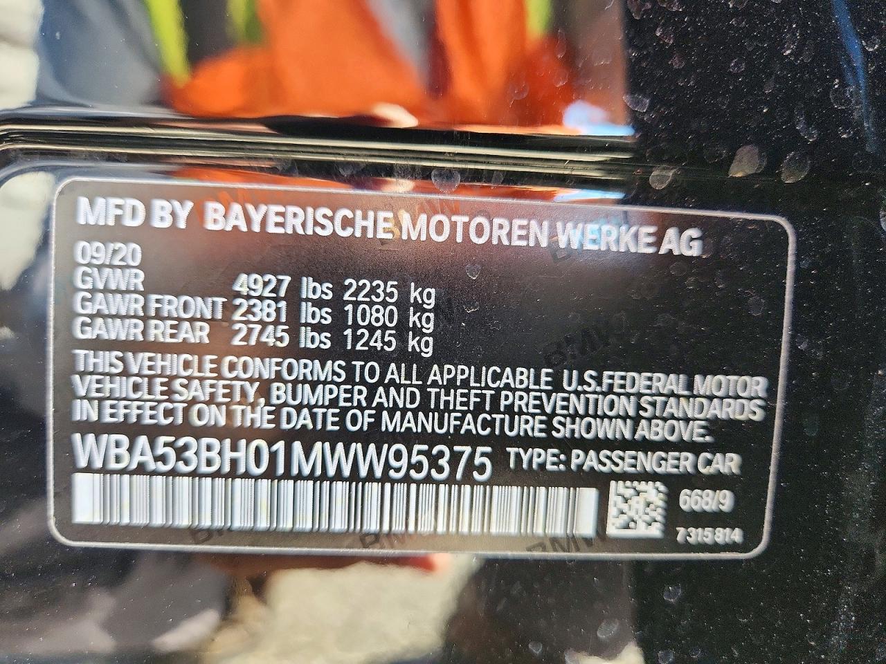 2021 BMW 530 I - zdjęcie 13