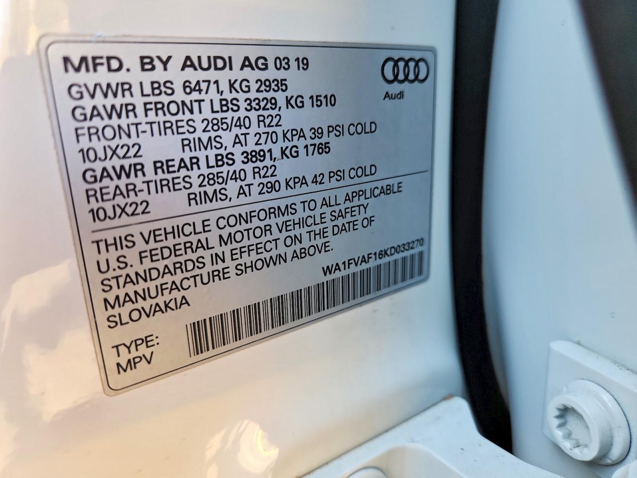 2019 Audi Q8 Prestige S-Line - zdjęcie 12