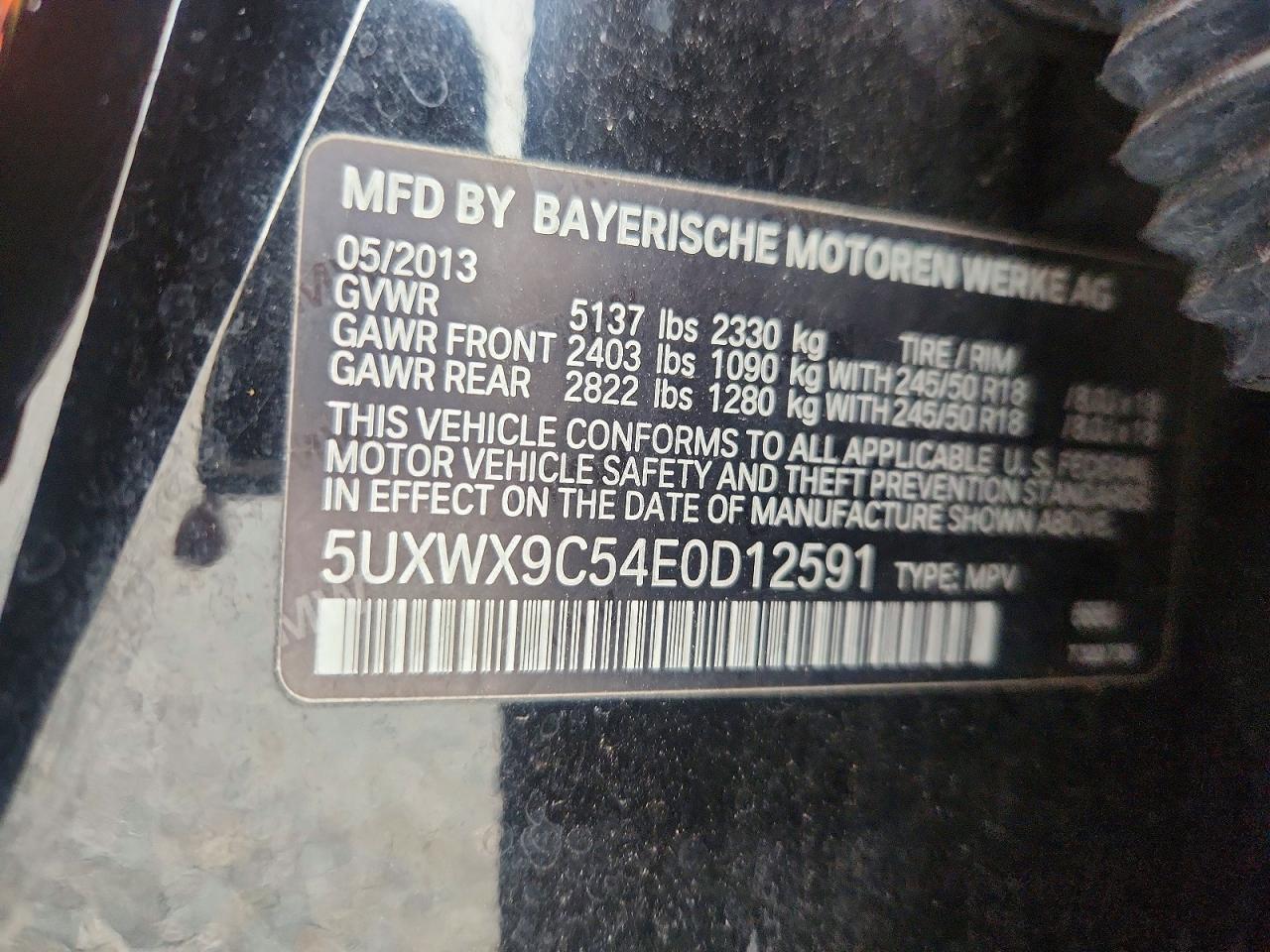 2014 BMW X3 xDrive28I - zdjęcie 12