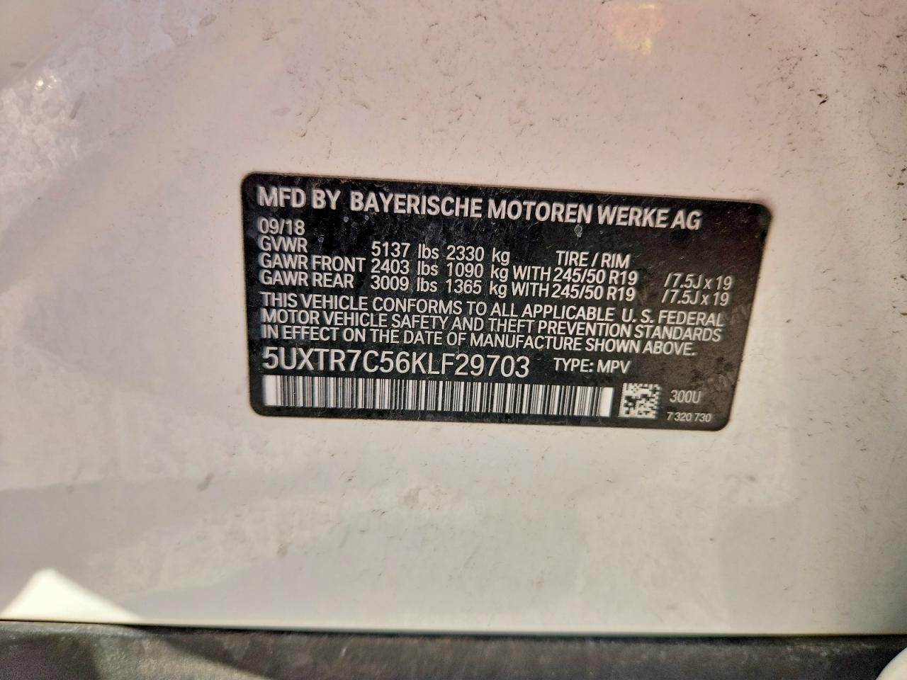 2019 BMW X3 Sdrive30I - zdjęcie 13