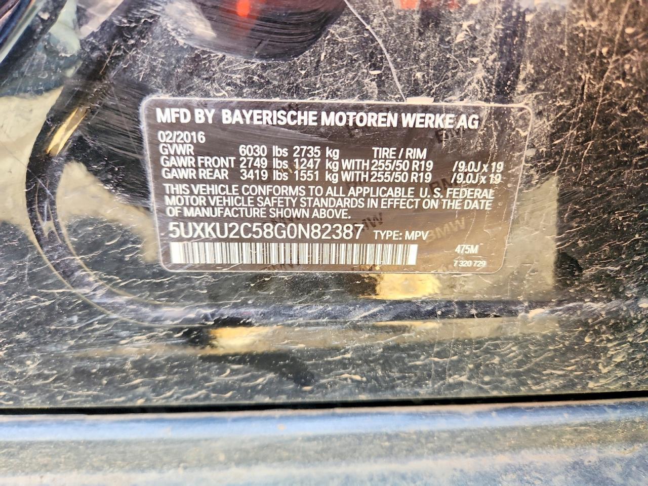 2016 BMW X6 xDrive35I - zdjęcie 13
